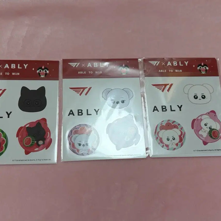 [BUNJANG] T1 Faker / Keria / Payz / Abley Sticker Bundle Set / 일괄) T1 티원 에이블리 스티커 패이커 페이즈 케리아