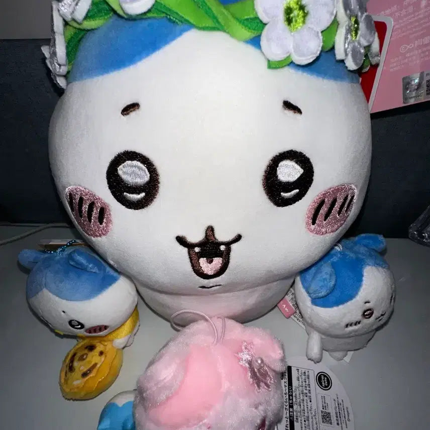 [BUNJANG] Hachiware Cherry Blossom Flower Crown Macau Egg Tart Bundle Set / 먼작귀 하치와레 가르마 화관 마카오 에그타르트 벚꽃 일괄