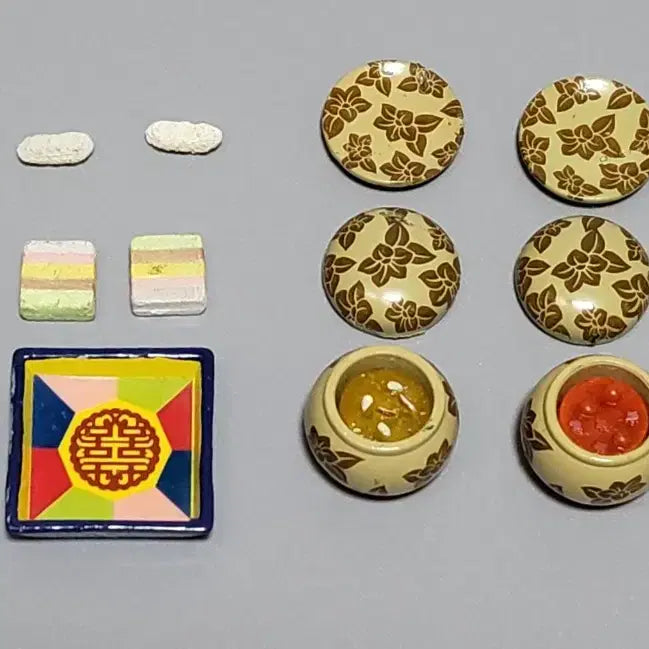 [BUNJANG] Miniature Accessories Bundle Set Figures / (하자) 미니어처 소품류 일괄 피규어