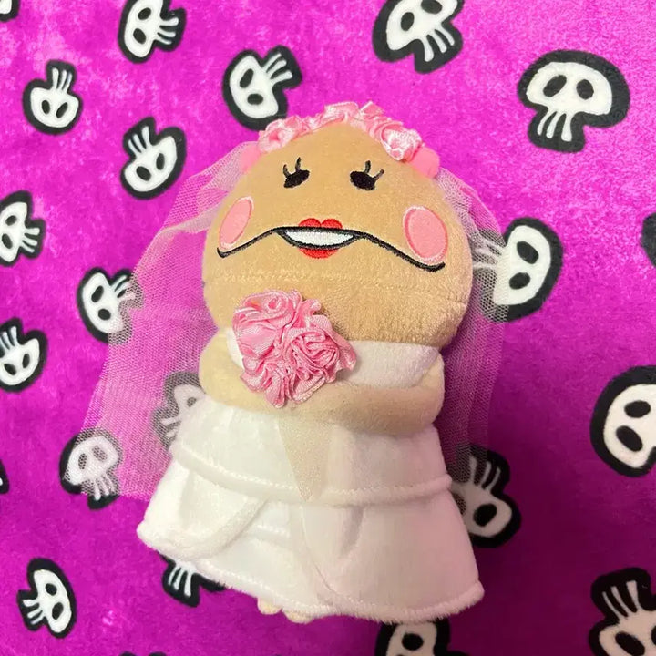 [BUNJANG] Rare Bride Nameko Medium Plush / 초레어]신부 나메코 중형 인형