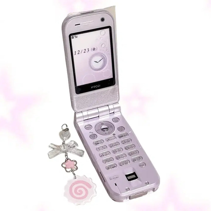 [BUNJANG] Docomo Lavender Mockup Phone Y2K Japanese Folder Phone / 도코모 라벤더 목업폰 모형폰 고전 일본 폴더폰 핸드폰 휴대폰 y2k docomo