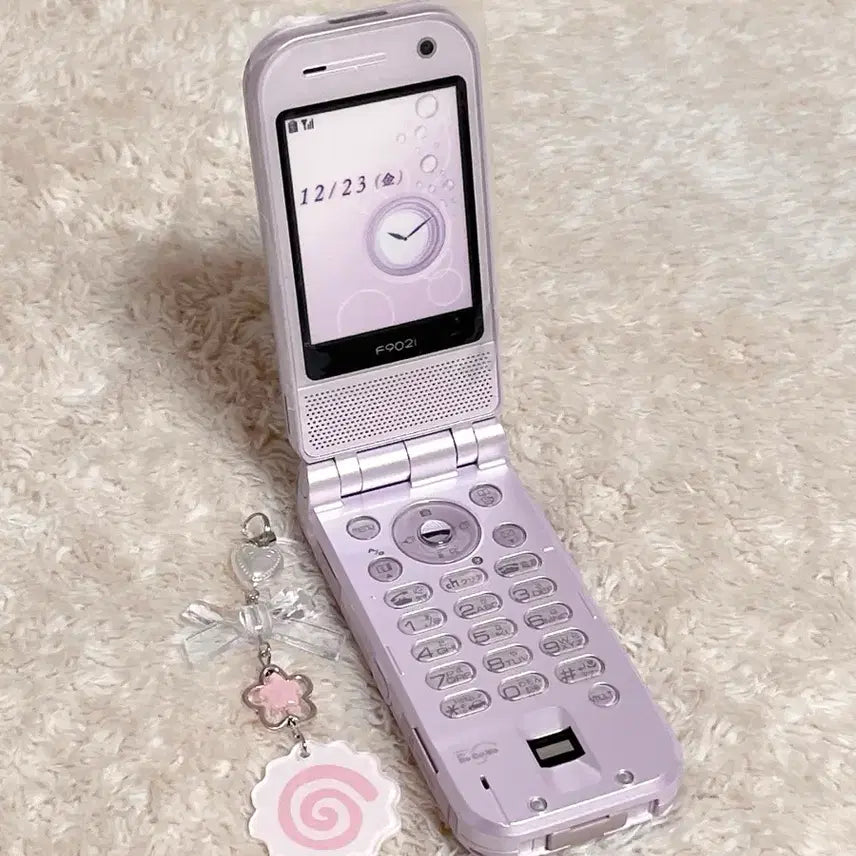 [BUNJANG] Docomo Lavender Mockup Phone Y2K Japanese Folder Phone / 도코모 라벤더 목업폰 모형폰 고전 일본 폴더폰 핸드폰 휴대폰 y2k docomo