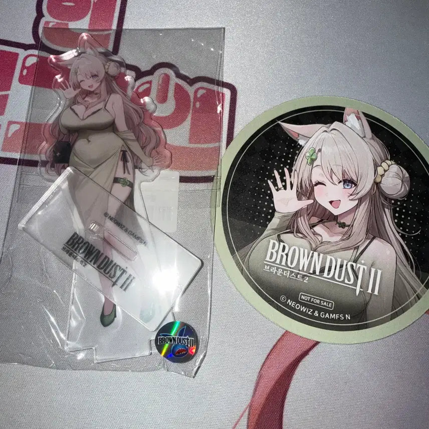 [BUNJANG] Brown Dust 2 Tira Acrylic Stand &amp; Coaster / 브라운더스트2 동탄룩 티르 아크릴스탠드 및 코스터 판매