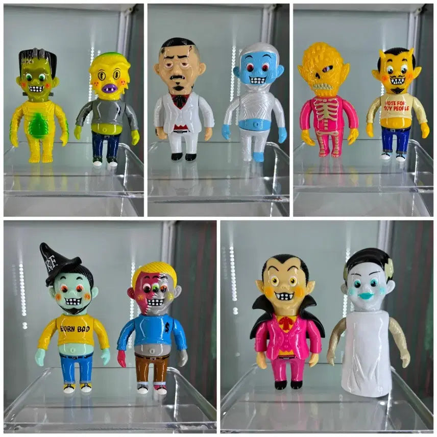 [BUNJANG] Headlock Studio Sofubi Figure 10pc Bundle Set / 헤드록 아트토이 소프비 headlock studio 헤드락 피규어 10종 일괄