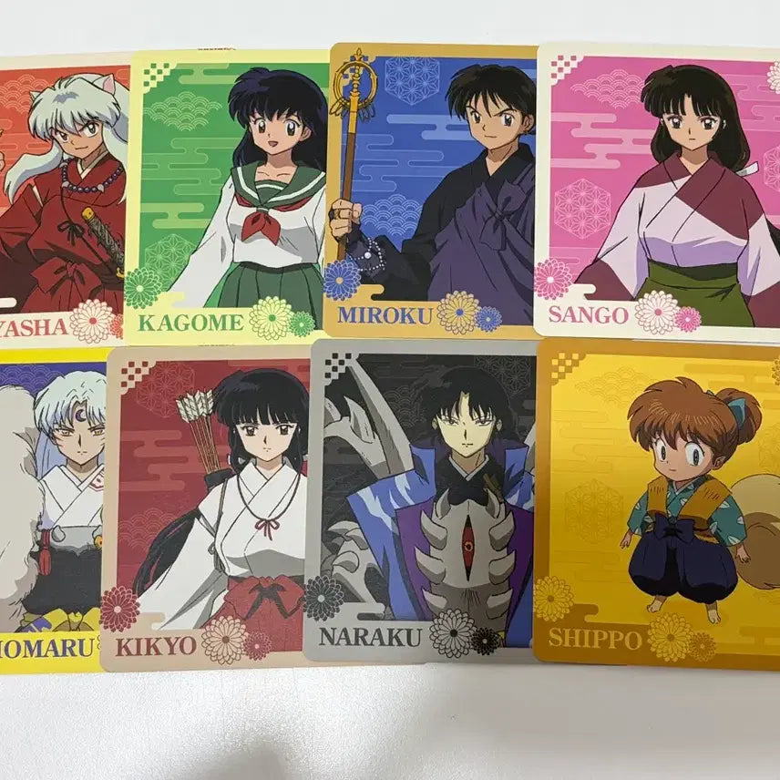 [BUNJANG] Inuyasha Pop-up Exclusive Coaster Set / 이누야샤 팝업 특전 코스터 이누야샤 가영 산고 미륵 셋쇼마루 금강 나락 싯포