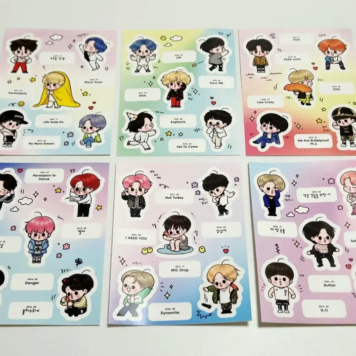 [BUNJANG] BTS Jimin Sticker Set / bts jimin stickers 방탄소년단 어포던스님 지민 스티커