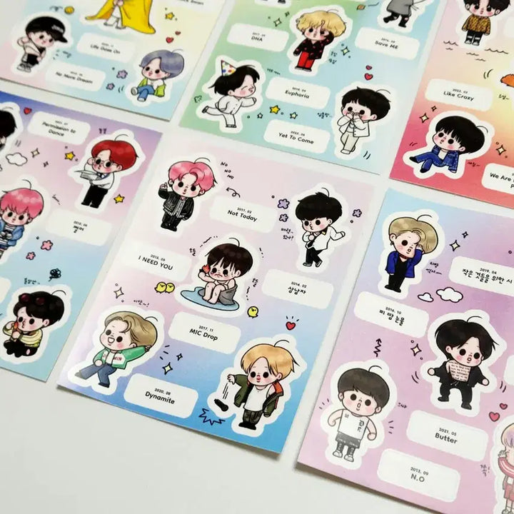 [BUNJANG] BTS Jimin Sticker Set / bts jimin stickers 방탄소년단 어포던스님 지민 스티커