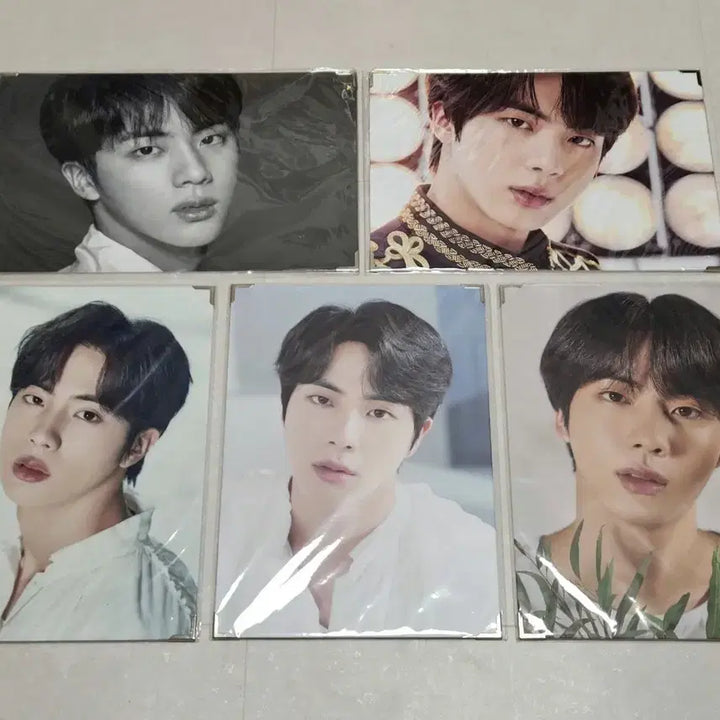 [BUNJANG] BTS Jin Premium Photo Bundle Set / 5p 방탄소년단 석진 프리미엄 포토 프포 bts jin premium photo 윙즈 럽셀콘 스픽콘 스파콘 방방콘 맵솔
