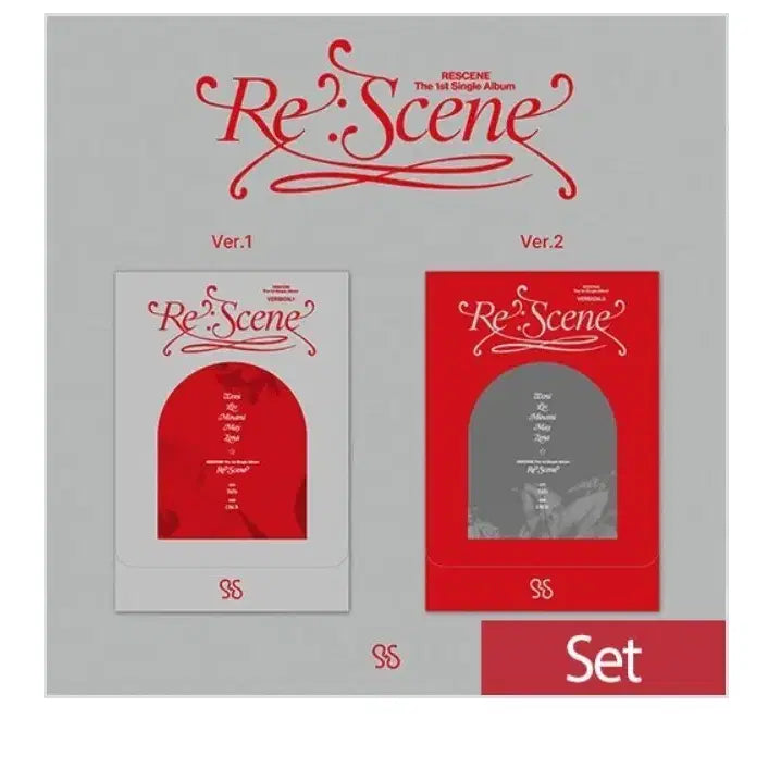 [BUNJANG] ReSene 1st Single Re:Scene PLVE Ver. 2 Types Set / 리센느 싱글 1집 Re:Scene PLVE.ver 2종세트