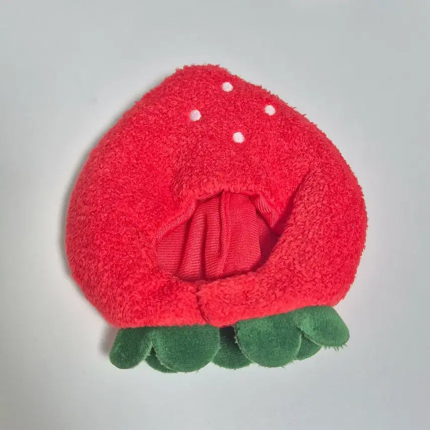 [BUNJANG] 10cm Doll Strawberry Hat / 10cm 인형 인형옷 모자 과일 딸기 모자 양도 판매