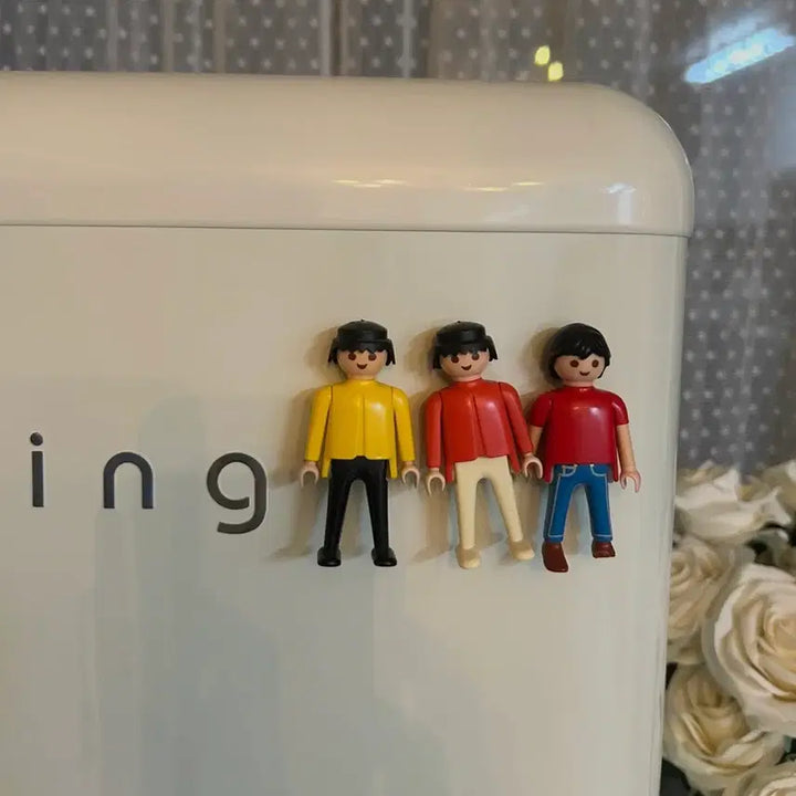 [BUNJANG] Playmobil Refrigerator Magnets Set (3 Pieces) / 플레이모빌 냉장고자석 마그넷 3개일괄