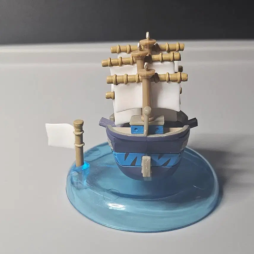 [BUNJANG] One Piece Yurukore Shaking Navy Ship Figure (No Box) / 원피스 유라코레 흔들흔들 해군선 피규어 (박스없음)