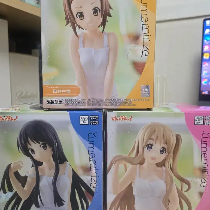 [BUNJANG] K-ON! 3-Type Figure Set (Sealed) / 미개봉) 케이온 3종 피규어 세트