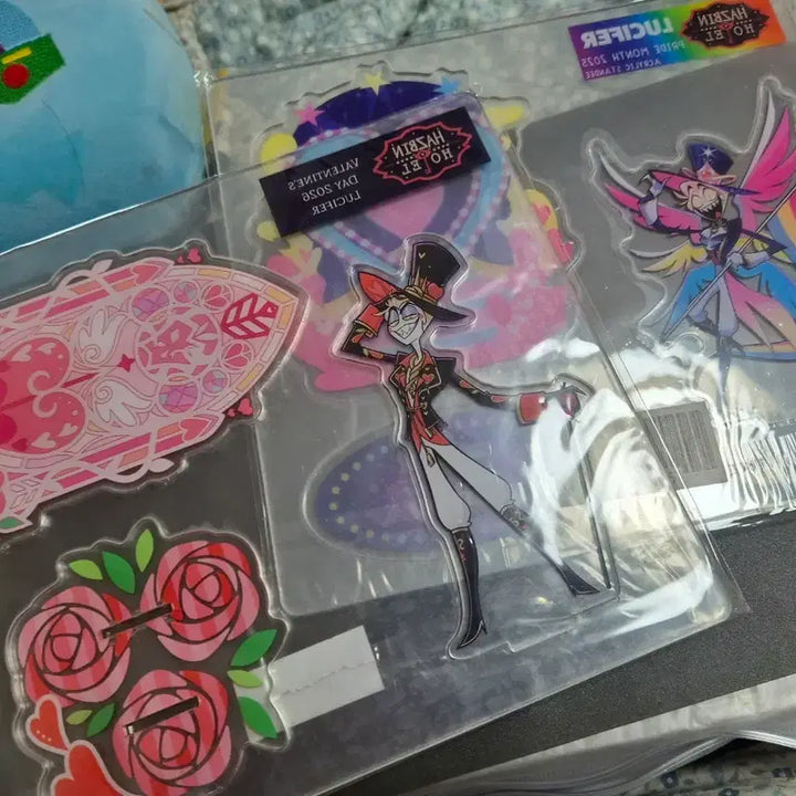 [BUNJANG] Hazbin Hotel Lucifer Acrylic Stand Bundle Set / 해즈빈호텔 루시퍼 아크릴스탠드 일괄판매합니다
