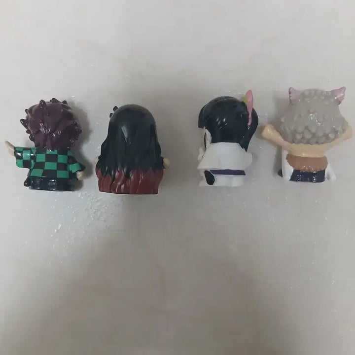 [BUNJANG] Demon Slayer Soft Vinyl Mascot Figure Set (4 Types) / 귀멸의 칼날 소프비 마스코트 피규어 4종 일괄