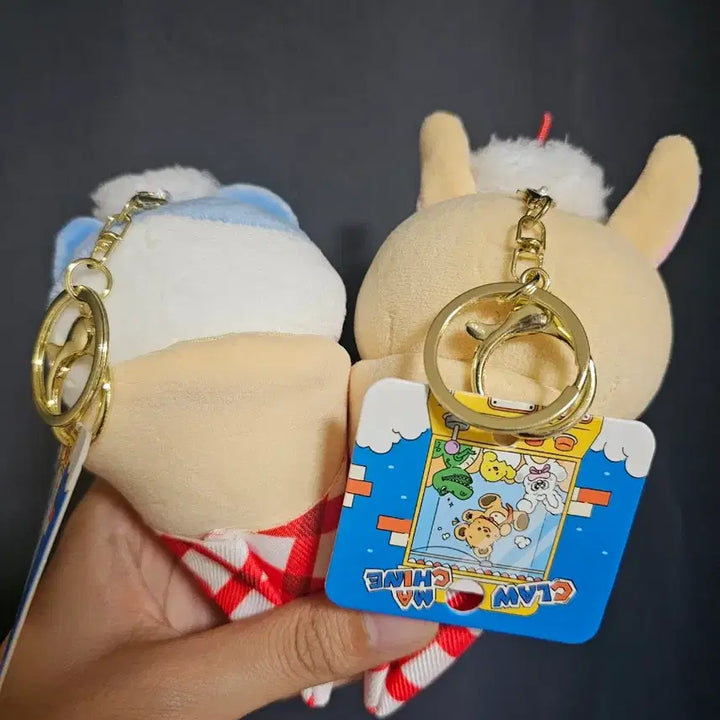 [BUNJANG] Chiikawa Crepe Mascot Keyring (Usagi &amp; Hachiware) Bundle Set / 치이카와(먼작귀) 크레페 마스코트 키링(우사기와 하치와레) 일괄가격