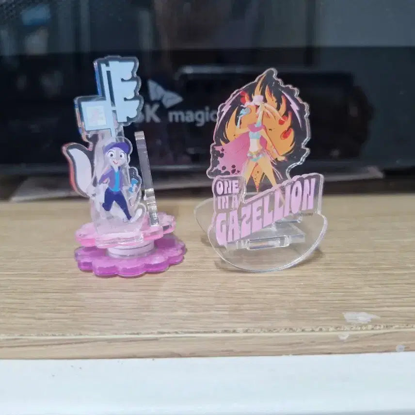 [BUNJANG] Kinder Joy Zootopia Acrylic Stand Set (2 Types) / 킨더조이 주토피아 아크릴 스탠드 2종 세트