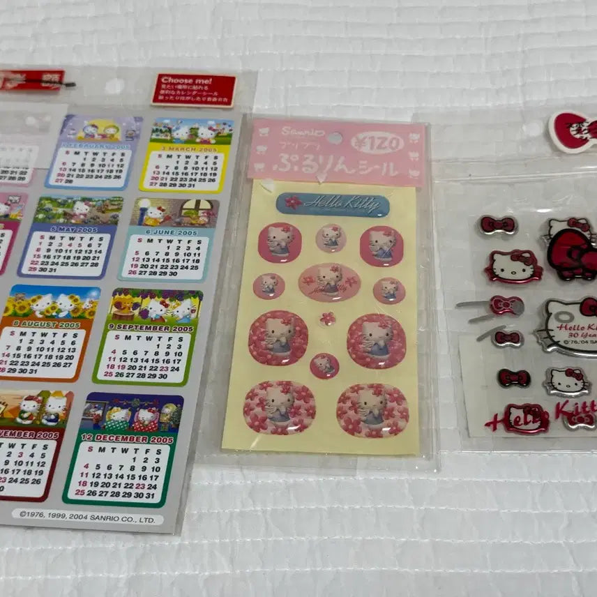 [BUNJANG] Hello Kitty Vintage Sticker Bundle Set / 헬로키티 고전 스티커 일괄