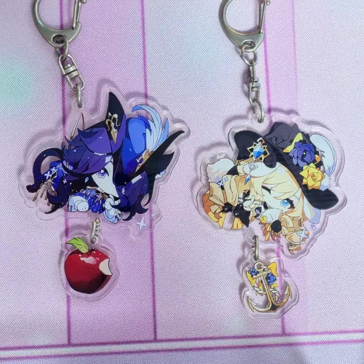 [BUNJANG] Genshin Impact Clorinde &amp; Navia Merchandise Bundle (Keychains, Corotto) / 원신 클로린드 나비아 굿즈 일괄 (키링, 코롯토)