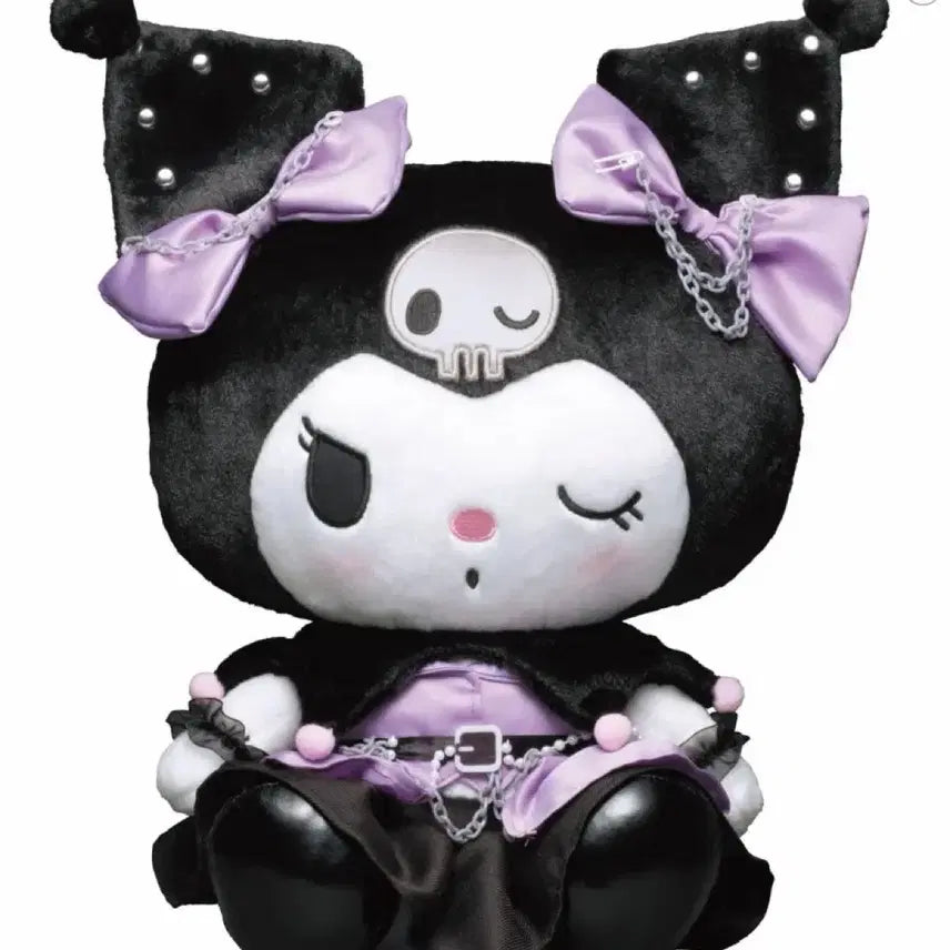 [BUNJANG] Sanrio Punk Kuromi Large Doll (Last One Prize) / (택포16)산리오 펑크 쿠지 라스트원 쿠로미 대형인형