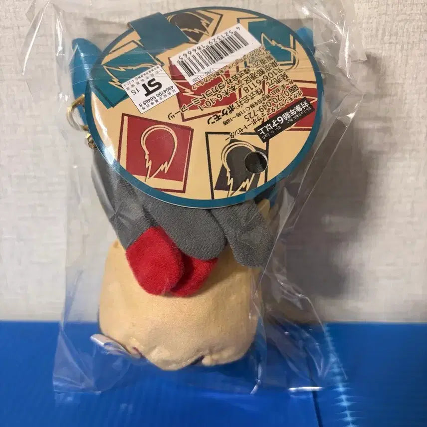[BUNJANG] Pokemon Ponchochu Mega Lucario Mascot Plush / 포켓몬 판쵸츄 메가 루카리오 마스코트 인형