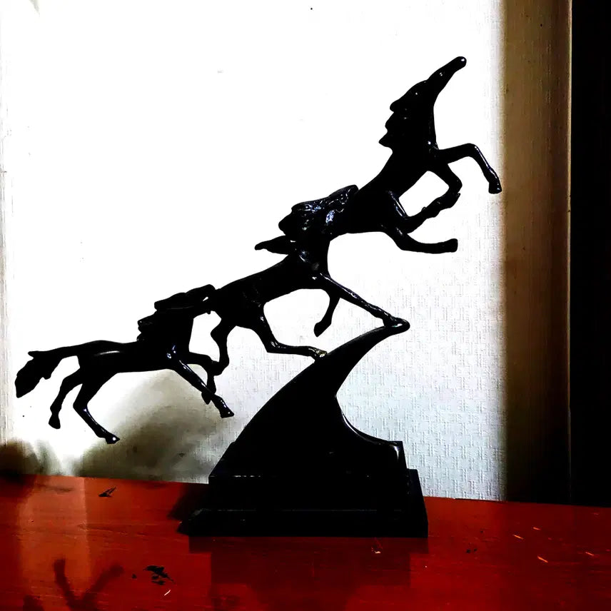 [BUNJANG] Bronze Sculpture of Galloping Horses / 브론즈 조각상. 말의 기상