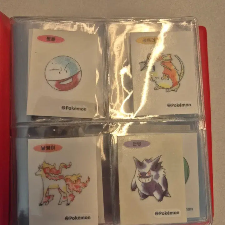 [BUNJANG] Pokemon Sticker 10 Pieces Bundle Set with Sticker Book / 포켓몬 띠부띠부씰 10개랑, 띠부씰북