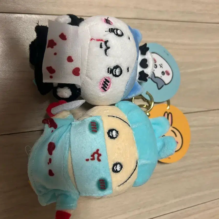 [BUNJANG] Nanzukoi Halloween Edition Usagi &amp; Hachware Plush Bundle Set / 먼작귀 인형 할로윈 우사기 하치와레 일괄