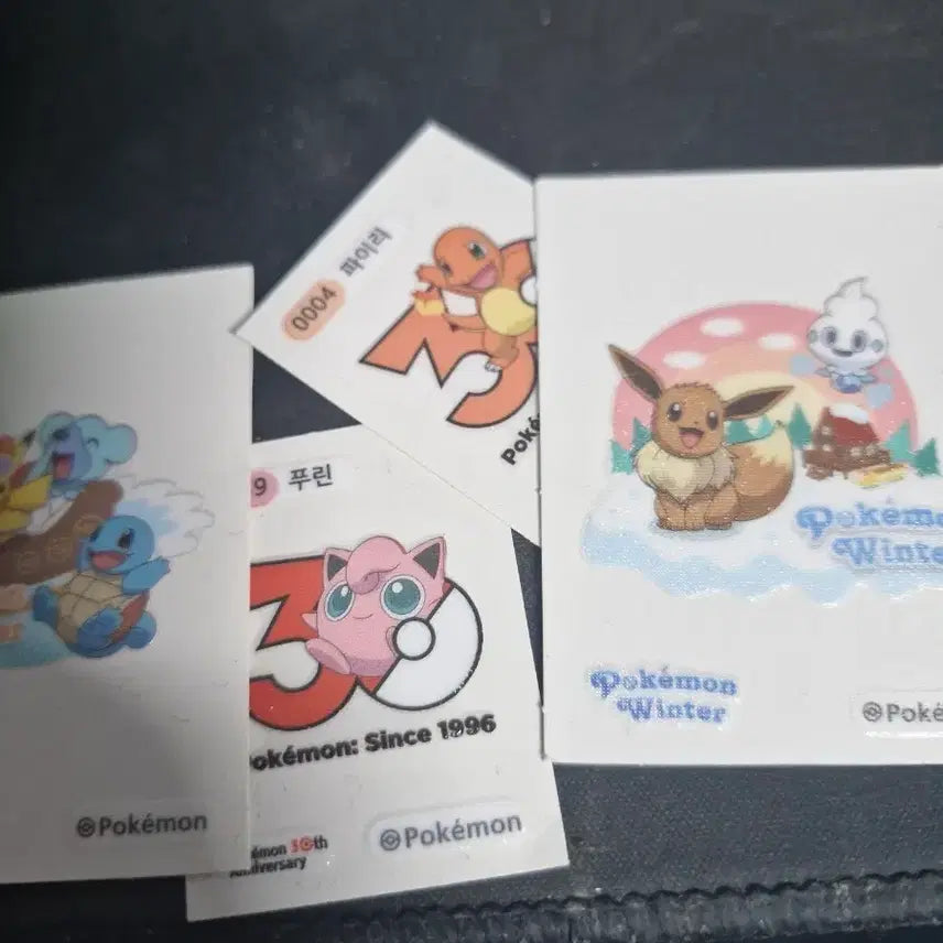 [BUNJANG] Pokemon Bread Stickers Bundle Set / 포켓몬스터 띠부씰 스티커 일괄