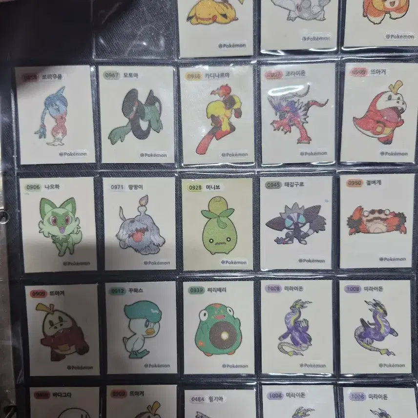 [BUNJANG] Pokemon Bread Stickers Bundle Set / 포켓몬스터 띠부씰 스티커 일괄