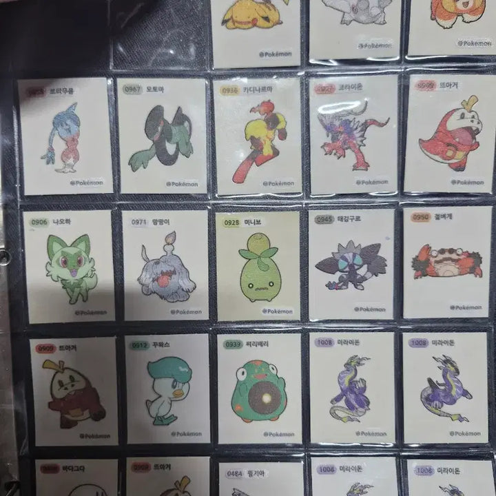 [BUNJANG] Pokemon Bread Stickers Bundle Set / 포켓몬스터 띠부씰 스티커 일괄