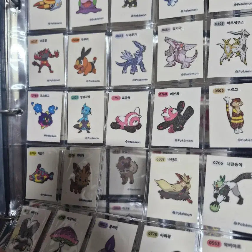 [BUNJANG] Pokemon Bread Stickers Bundle Set / 포켓몬스터 띠부씰 스티커 일괄