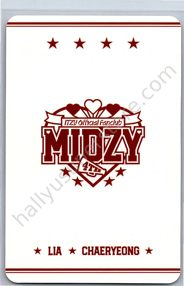 ITZY - Unit - ITZY Official Fanclub MIDZY 4th Generation fanclub photocard set