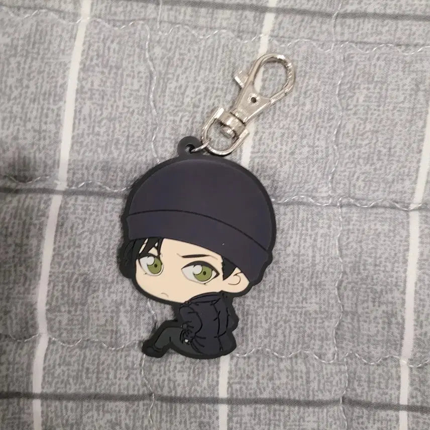 [BUNJANG] Detective Conan Shuichi Akai Rubber Strap Keychain / 명탐정코난 아카이 슈이치 러버스트랩 키링 이상윤