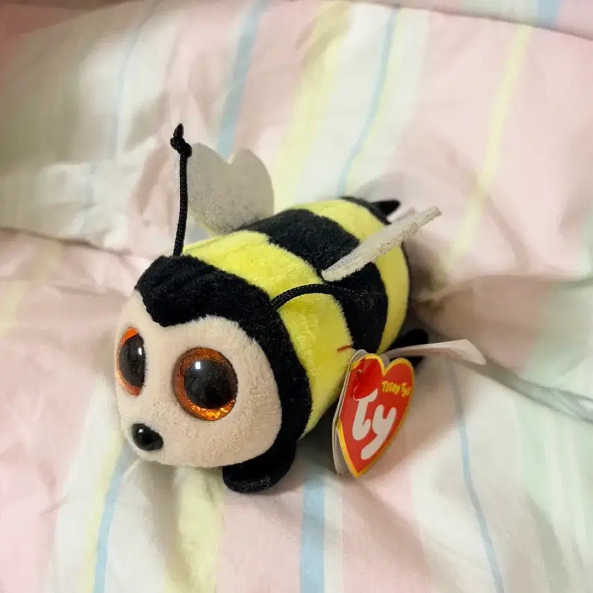 [BUNJANG] Ty Beanie Babies "Zinger" Bee Plush (Vintage) / (빈티지) TY 비니 틴 꿀벌 Zinger 인형