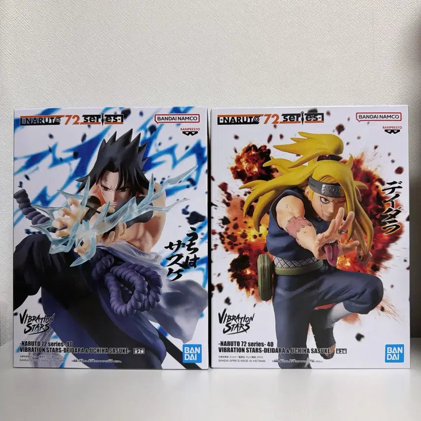 [BUNJANG] Naruto Deidara Sasuke Vibration Figure (Sealed) / 미개봉 나루토 데이다라 사스케 바이브레이션 피규어