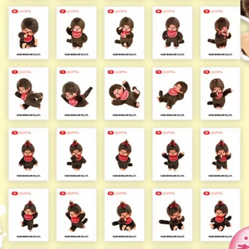 [BUNJANG] Monchhichi Wafer Sticker / 몬치치 웨하스 띠부실 (교환&amp;판매)