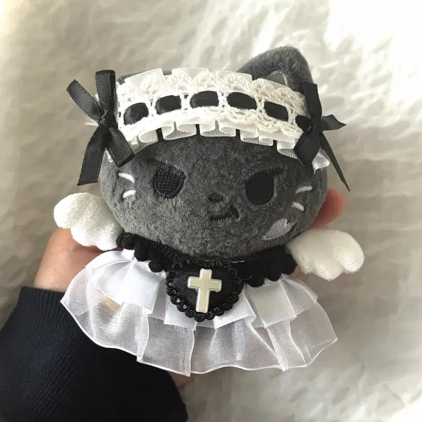 [BUNJANG] 10cm Doll Clothes (Black) / 10cm 인형 옷 양도(검정)