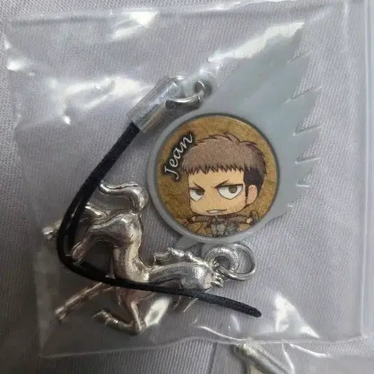 [BUNJANG] Attack on Titan Jean Kirstein Classic Keychain / 진격의거인 쟝 키르슈타인 고전 키링