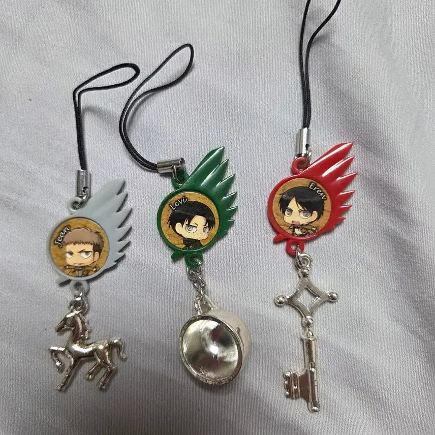 [BUNJANG] Attack on Titan Jean Kirstein Classic Keychain / 진격의거인 쟝 키르슈타인 고전 키링