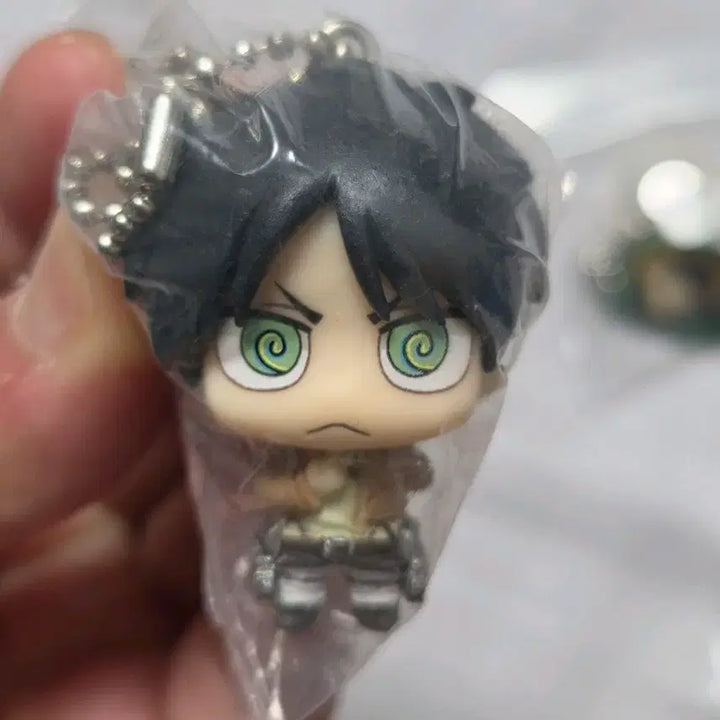 [BUNJANG] Attack on Titan Eren Chimikara Keyring (Unsealed) / 진격거 진격의거인 캬라코레 치미캬라 키링 에렌 미개봉