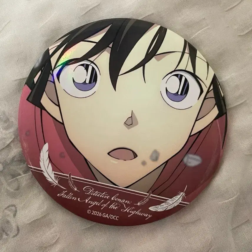 [BUNJANG] Detective Conan Ran Mouri Mirror Button / 명탐정 코난 더현대 팝업 거울버튼 미란