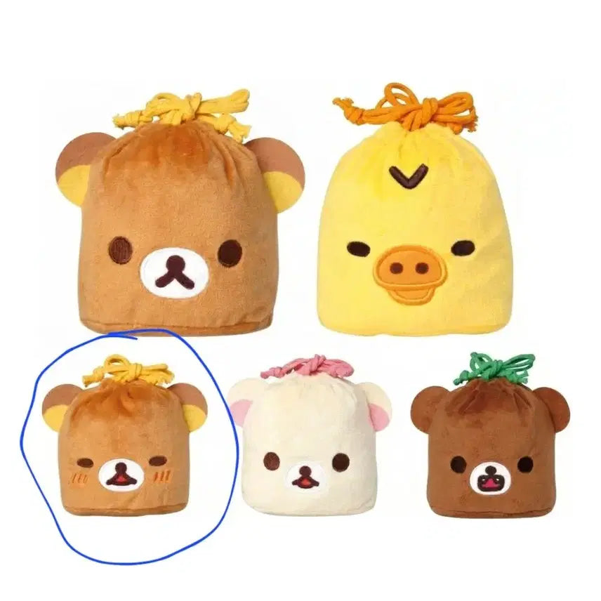 [BUNJANG] Rilakkuma Mezushi Gacha Pouch Bundle Set (Sealed) / 리락쿠마 파우치 메지루시 가챠 미개봉 일괄