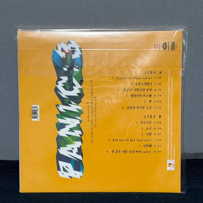 [BUNJANG] Panic 3rd Album LP (Sealed) / (미개봉) 패닉 3집 LP