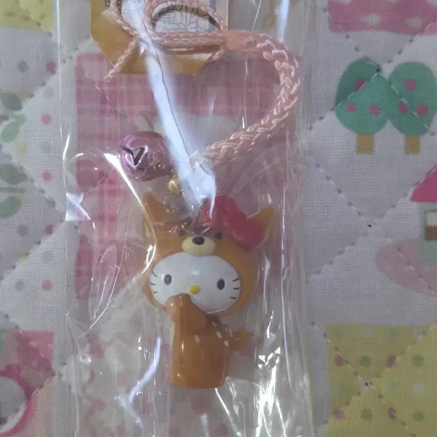 [BUNJANG] Sanrio Hello Kitty Classic Deer Strap / 고전 헬로키티 나라 사슴 스트랩