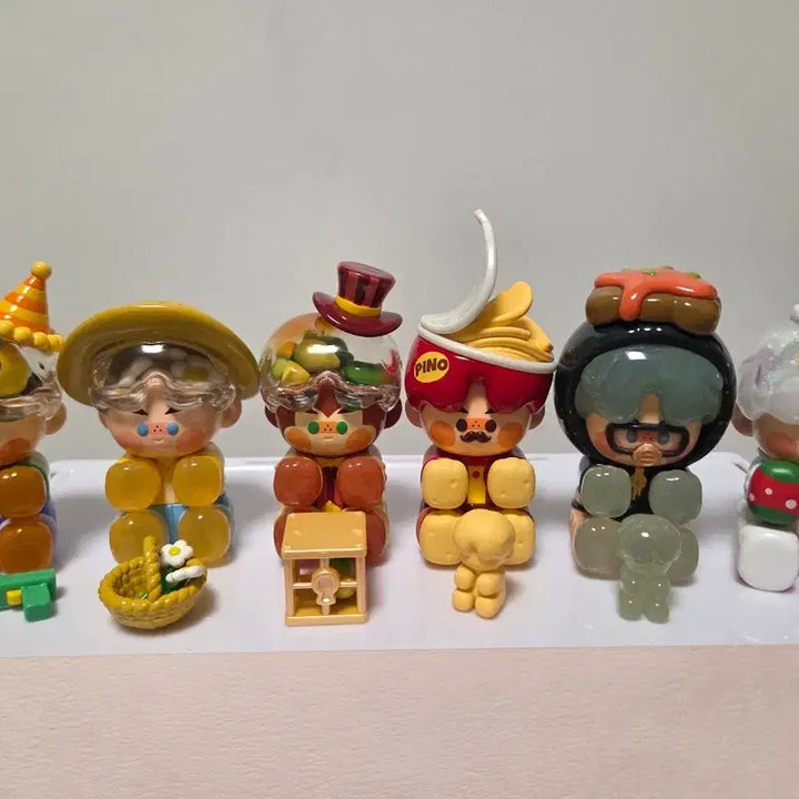 [BUNJANG] Pop Mart Pino Jelly Figure 6-Piece Bundle Set / (일괄)팝마트 피노젤리 피규어 6종 세트