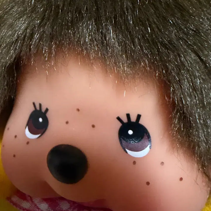 [BUNJANG] Monchhichi Yellow Bonnet Doll / 몬치치보넷