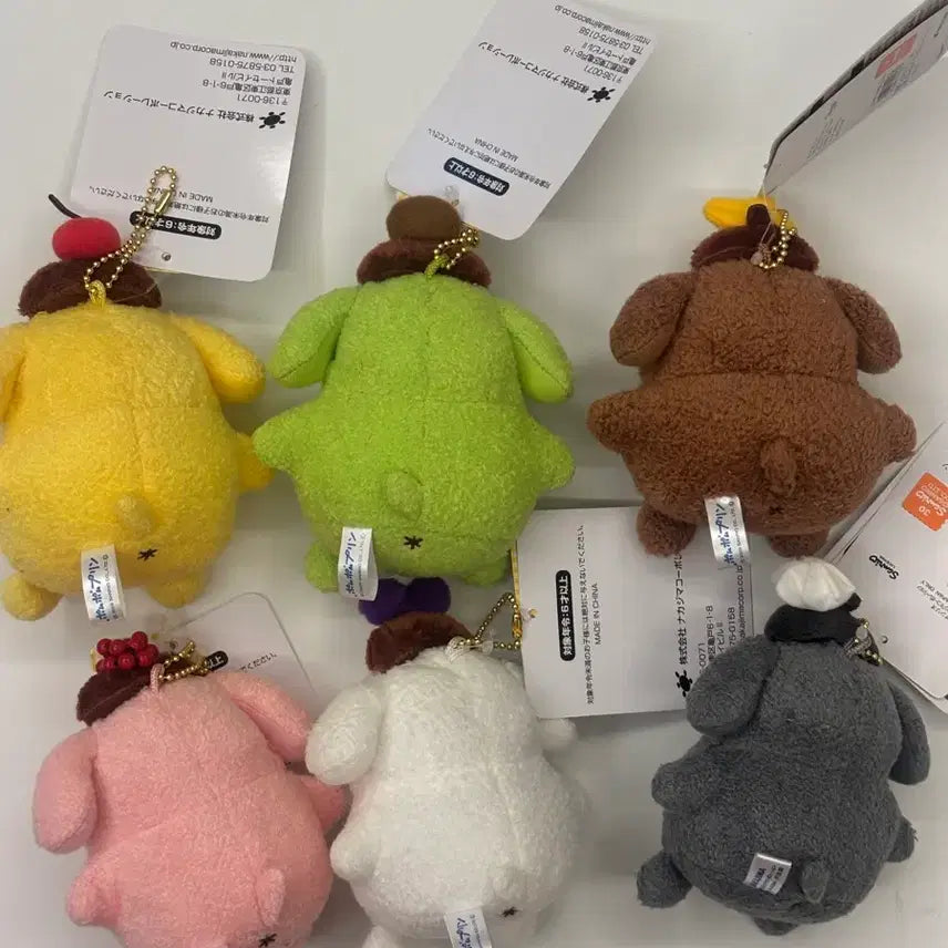 [BUNJANG] Sanrio Pompompurin 30th Anniversary Mascot 6 Types / 산리오 폼폼푸린 30주년 마스코트 6종 키디랜드