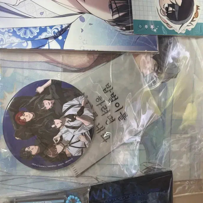 [BUNJANG] Mangasal Funding Keyring Postcard Set Bundle Set / 망아살 펀딩 키링 엽서세트 등등