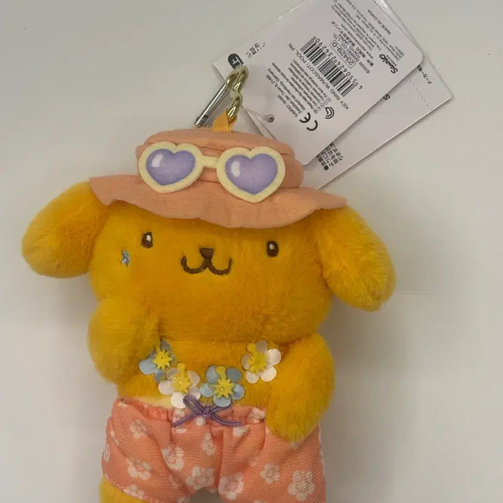 [BUNJANG] Sanrio Summer Tanning Pompompurin Mascot Plush / 산리오 썸머 태닝 폼폼푸린 마스코트 인형